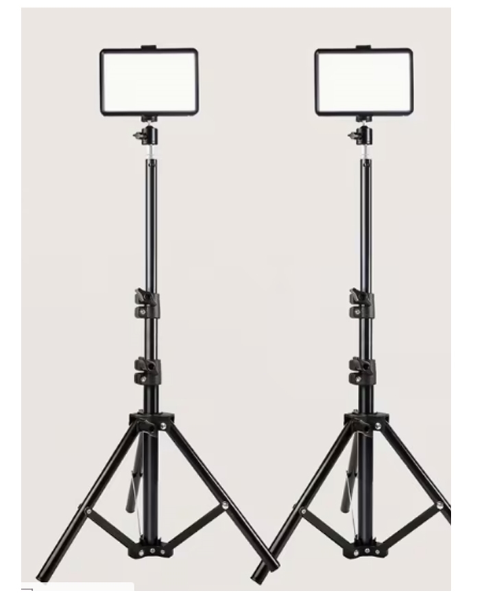 LED Fotolys sæt med Stativ